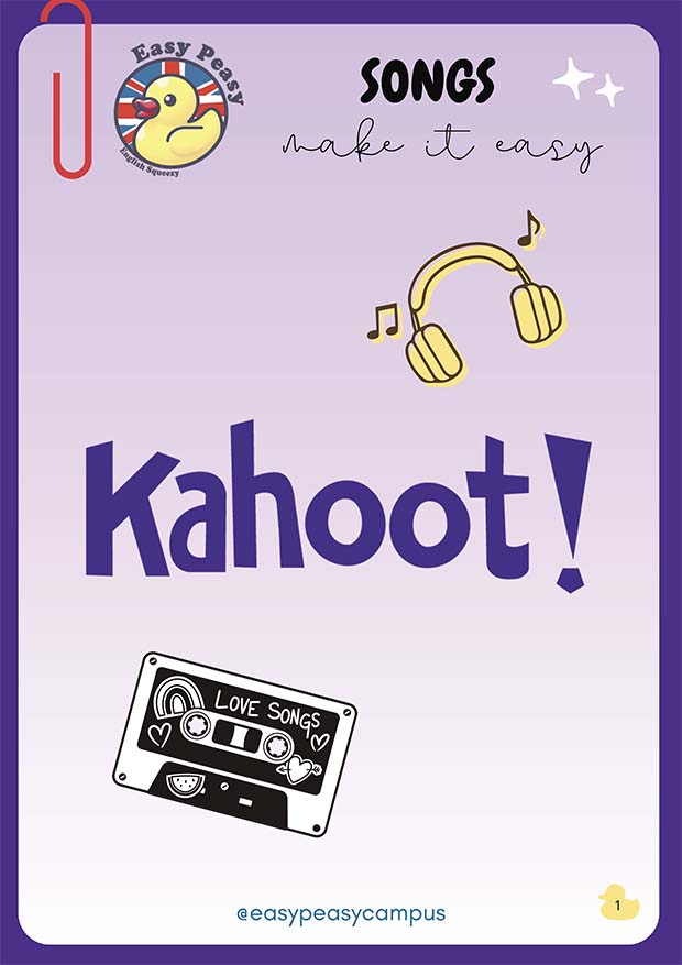 enlaces kahoot songs