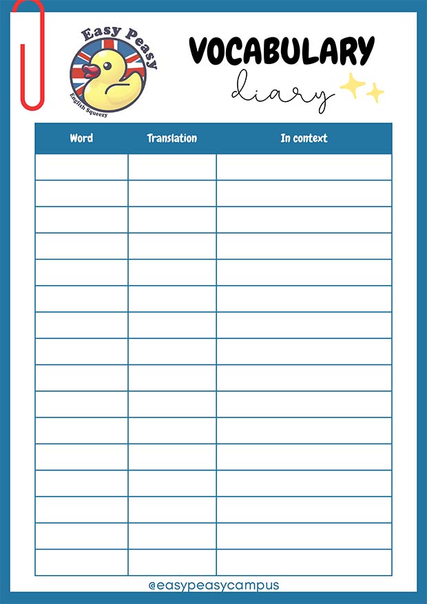 reading diary homework worksheet